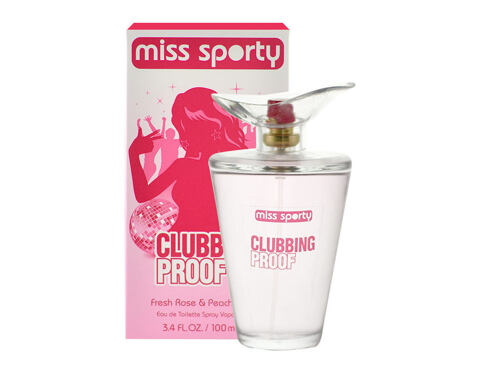 Toaletní voda Miss Sporty Clubbing Proof 100 ml poškozená krabička